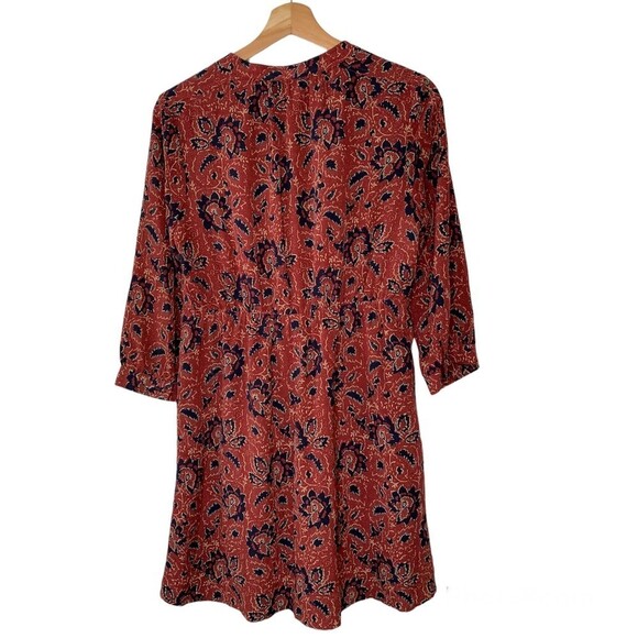 MADEWELL 100% Silk Floral Short Dress - Picture 4 of 8
